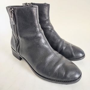 Via Spiga Black Ankle Boots